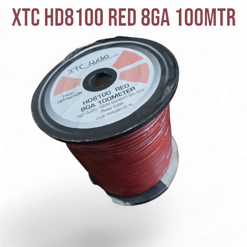 XTC CABLE 8GA 100MT HD8100 RED/YELL 8AWG - Image 2